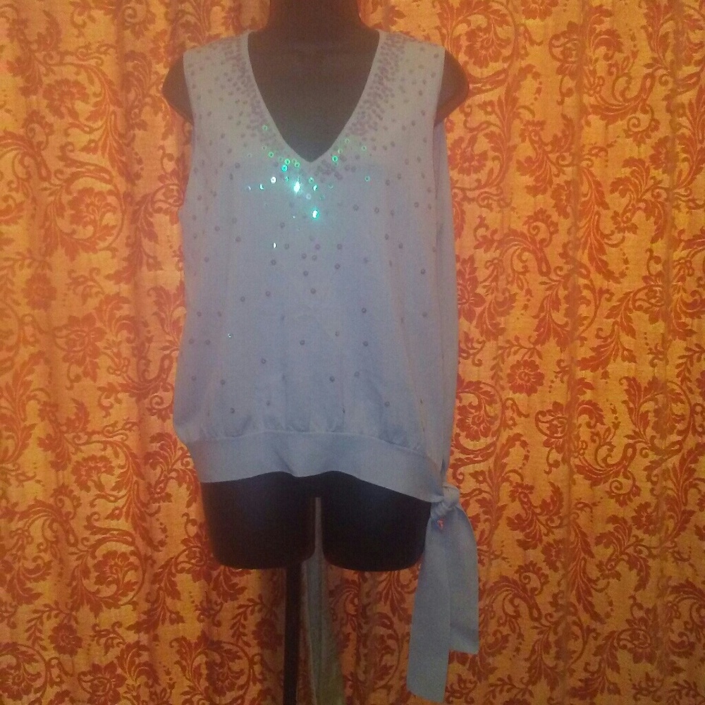 JONES NEW YORK Sequined top